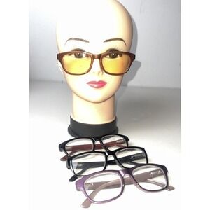 Womens Eyeglasses Readers +2.00 Magnano Lot 4 Pairs Multicolor Classic Casual